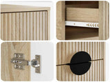 Sideboard VENRAY Sonoma Oak 35 x 33 x 77.5 cm Engineered Wood 8020011