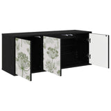 Wall-mounted TV Cabinet GOTHA 102 x 33 x 40 cm Black Oak 8007188