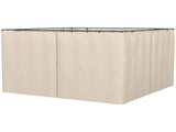 Replacement Gazebo Curtains, 4-Panel Gazebo Side Panels Only, for 3 x 3 Gazebos or Pergolas, T3398P310895