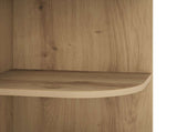 Corner Shelf 3-Tier 41.5 x 41.5 x 107.5 cm Engineered Wood 8016349
