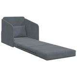 Sofa Bed Dark Grey 65 x 80 x 83 cm Velvet 4106649