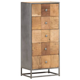 Drawer Cabinet 45x30x100 cm Solid Reclaimed Wood 286529