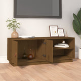 TV Cabinet Honey Brown 105x34x40 cm Solid Wood Pine 818223