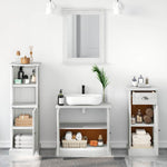 Bathroom Furniture Set 3 pcs Antique white 37 x 34 x 110 cm 3328546