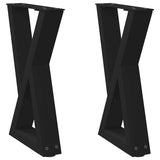 Coffee Table Legs 2 pcs Black 38x cm Steel 4012700