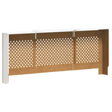 MDF Radiator Cover White 205 cm 325555