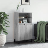 Highboard Grey Sonoma 60x36x110 cm Engineered Wood 831498