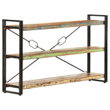 3-Tier Bookcase 140x30x80 cm Solid Reclaimed Wood 320633