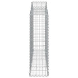 Arched Gabion Baskets 13 pcs 200x30x100/120 cm Galvanised Iron 3145441