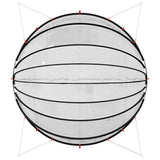Pool Dome Folding Manual Transparent 592 x 590 x 275 cm PVC 42001134