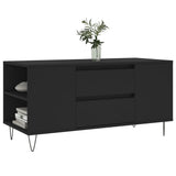 Coffee Table Black 102x44.5x50 cm Engineered Wood 830997