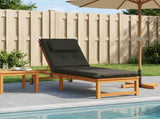 Sunlounger Cushion GEMERT 100% Polyester Anthracite 947494