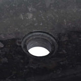Sink Black 50x35x10 cm Marble 149166