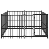 Outdoor Dog Kennel Steel 3.75 m 3124598