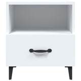 Bedside Cabinets 2 pcs White Engineered Wood 812025