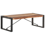 ZNTS Coffee Table 120x60x40 cm Solid Wood with Sheesham Finish 321537