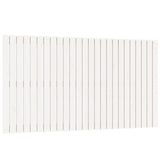Wall Headboard White 159.5x3x90 cm Solid Wood Pine 824899