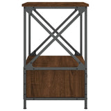 Bedside Table Brown Oak 50x41x65 cm Engineered Wood 826091
