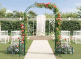 Garden Arch with Lock Green 203 x 50 x 218 cm 42021347