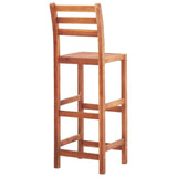 Bar Chairs 4 pcs Solid Acacia Wood 46315