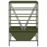 Livestock Feeder Olive Green 100 x 60 x 90 cm Cold-Rolled Steel 874658