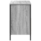 Bathroom Basin Cabinet with Drawers Grey Sonoma 60x34.5x60 cm 861885