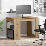 ZNTS Desk with Drawer and Shelf Artisan Oak 102x62x77.5 cm Engineered Wood 858694