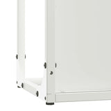 Firewood Rack White 25x25x80 cm Cold-rolled steel 864264