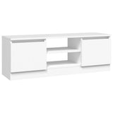 TV Cabinet with Door White 102x30x36 cm 823350