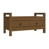 Hall Bench Honey Brown 80x40x43 cm Solid Wood Pine 821787