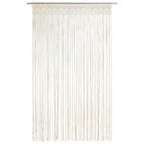 ZNTS Macrame Curtain 140x240 cm Cotton 323975