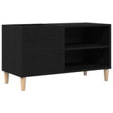 Record Cabinet Black oak 84.5 x 38 x 48 cm Engineered Wood 862866