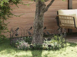 Garden Fence Trellis Black 308.5 x 54.5 x 0.3 cm 42021370