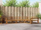 Outdoor Sofa Set 4 pcs Natural Solid Acacia Wood 3367512