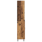 Highboard with Drawer 2 pcs Old Wood Engineered Wood 3415816
