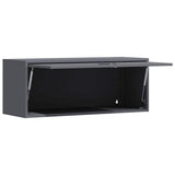 Wall Cabinet for Garage with Gas-lift Door Anthracite 883274