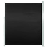 Patio Retractable Side Awning 160x300 cm Black 317880