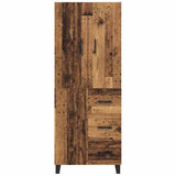 Highboard with Drawer 2 pcs Old Wood 69.5 x 34 x 180 cm 3415693