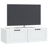 Wall-Mounted TV Cabinet White 98 x 41 x 30 cm Engineered Wood 899375