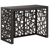 Air Conditioner Cover Black 110 x 50 x 80 cm Steel 8014164