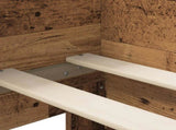 Bed Frame with Headboard Old Wood 80 x 200 cm Engineered Wood 8009038
