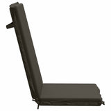 High Back Chair Cushion GEMERT 2 pcs 100% Polyester Anthracite 945888