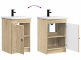 Bathroom Vanity with Sink Sonoma Oak 42 x 40 x 84.5 cm 890056