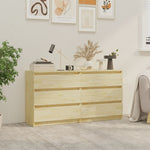 ZNTS Bedside Cabinets 2 pcs 60x36x64 cm Solid Pinewood 3093547