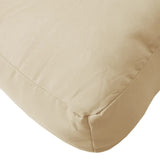 Pallet Cushions 3 pcs Beige Fabric 360947