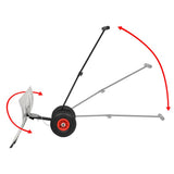 Manual Snowplough with Wheels 100x44 cm 142915
