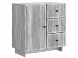 Sideboard Grey Sonoma 66 x 34.5 x 90 cm Engineered Wood 893941