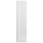 ZNTS Wardrobe with Drawers High Gloss White 50x50x200 cm Engineered Wood 800618