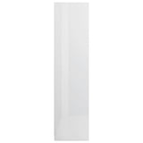 ZNTS Wardrobe with Drawers High Gloss White 50x50x200 cm Engineered Wood 800618
