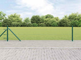 Welded Wire Fence with Concrete Base 25 x 0.5 m 3353505